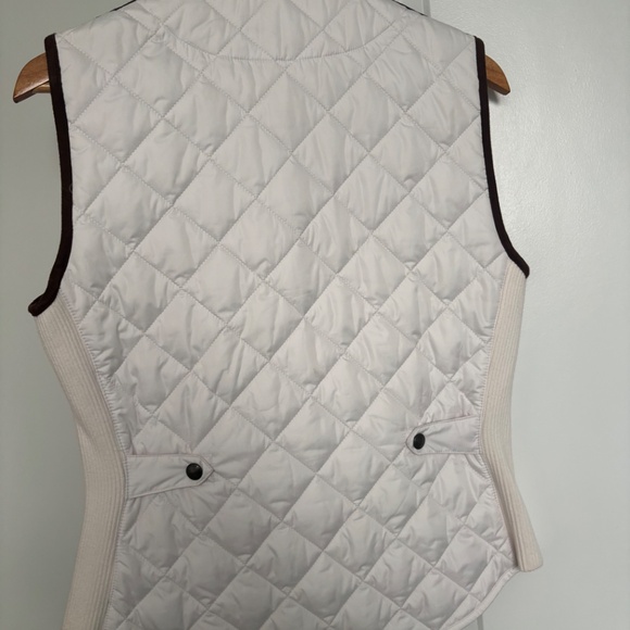White and brown Ralph Lauren Women’s Quilted vest / gilet / body warmer - Picture 7 of 7